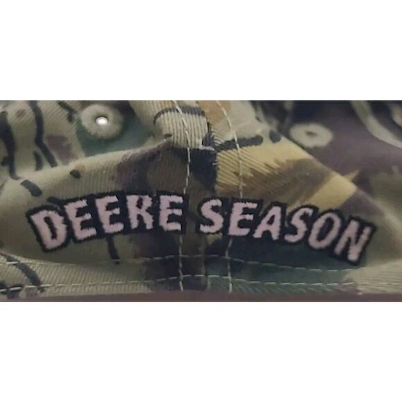 John Deere Season Womens Farmer Hat Camo Green Pink Edge Snap Back EUC‎ - Picture 11 of 11